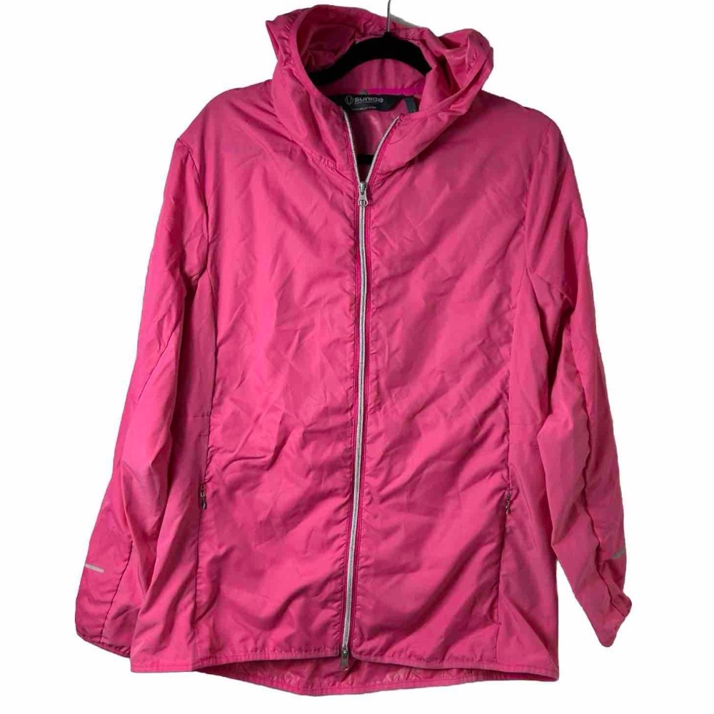 Sunice Pink Women's Lightweight Hooded Jacket